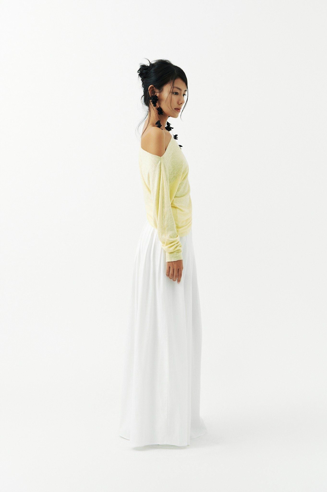 Pleated Maxi Skirt | Chân Váy Xếp Ly