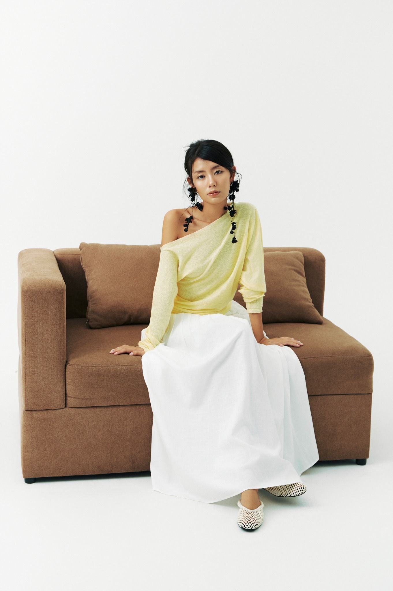 Pleated Maxi Skirt | Chân Váy Xếp Ly