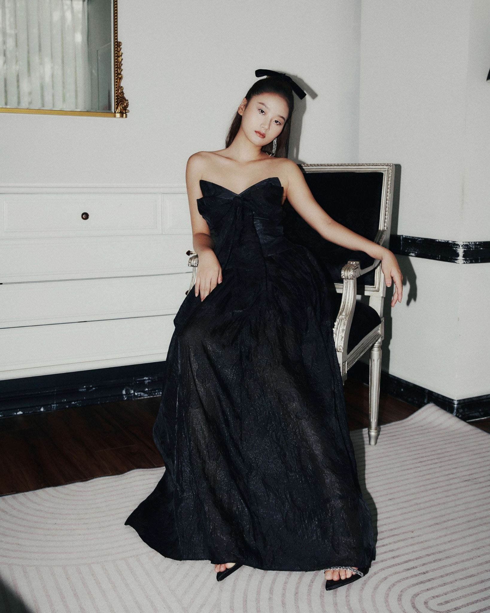 Black Rose Skirt | Chân Váy Organza Dáng Xoè