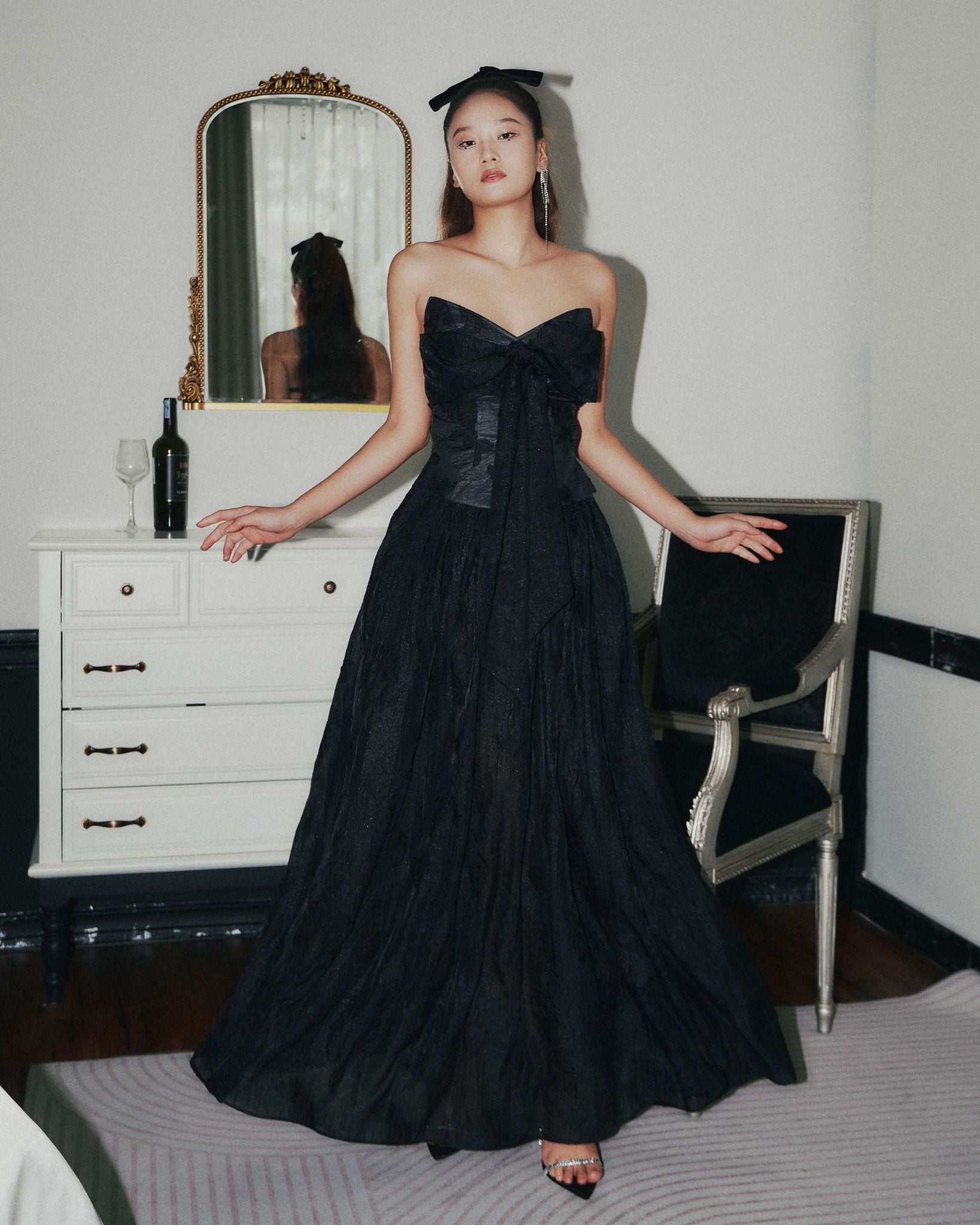 Black Rose Corset | Corset Organza