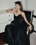 Black Rose Skirt | Chân Váy Organza Dáng Xoè