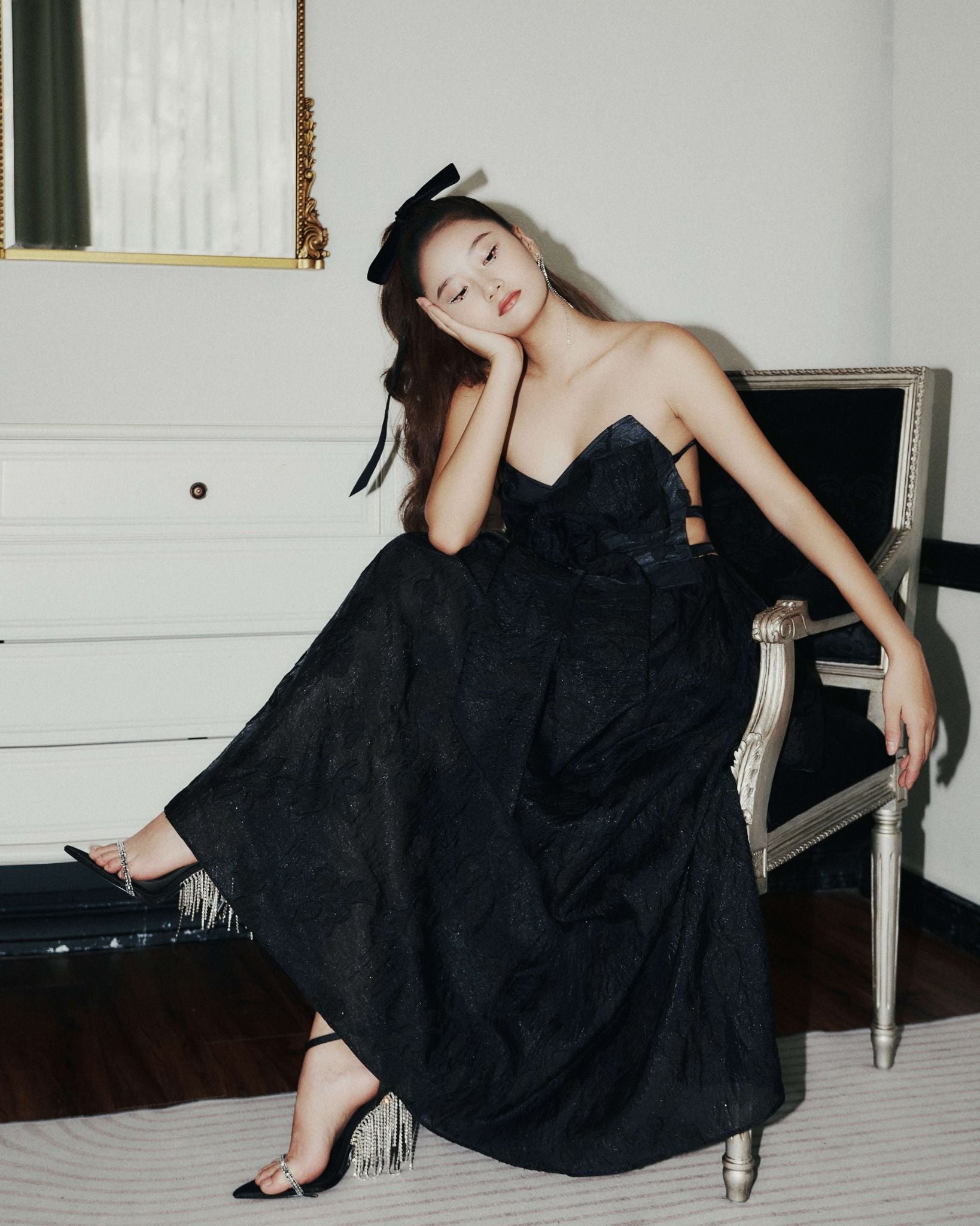 Black Rose Skirt | Chân Váy Organza Dáng Xoè