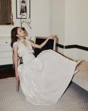 Eve's Top | Áo Organza Choàng Cổ