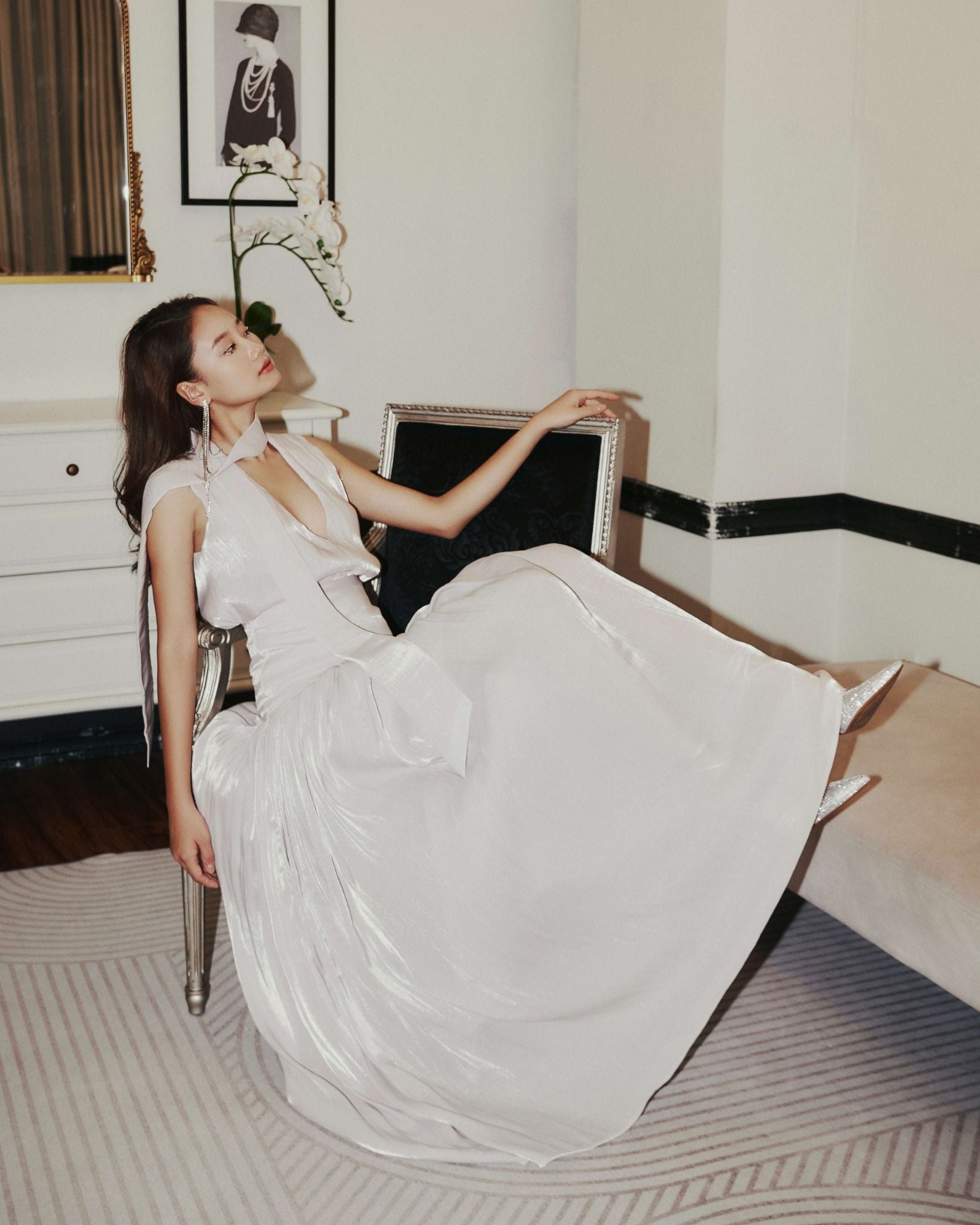 Eve's Top | Áo Organza Choàng Cổ