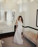 Eve's Top | Áo Organza Choàng Cổ