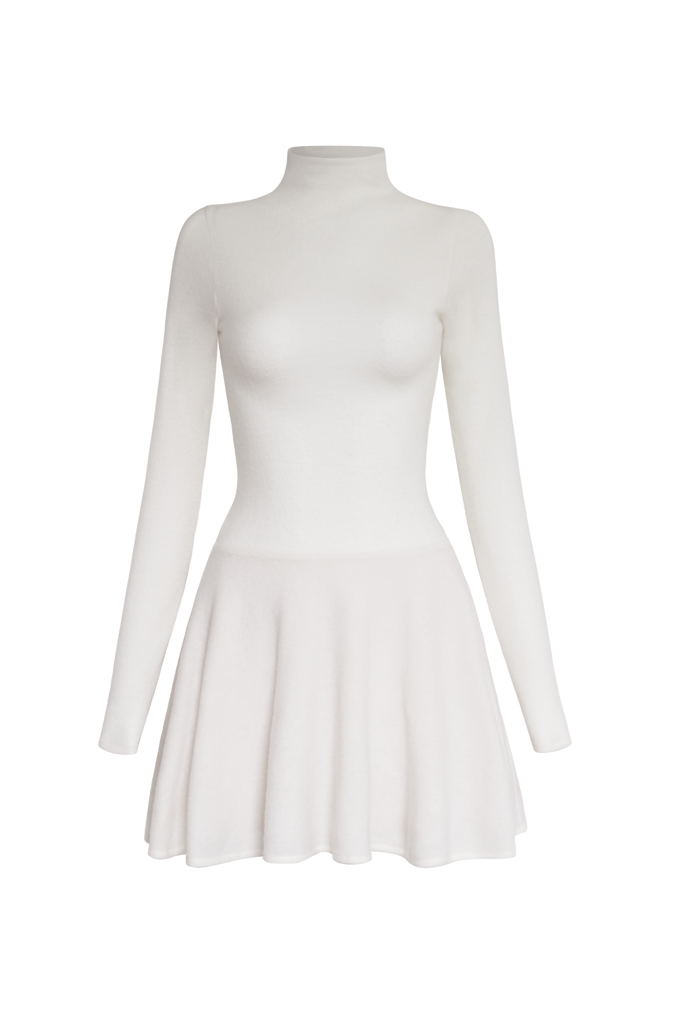 High Neck Mini Dress | Đầm Len Ngắn Tay Dài