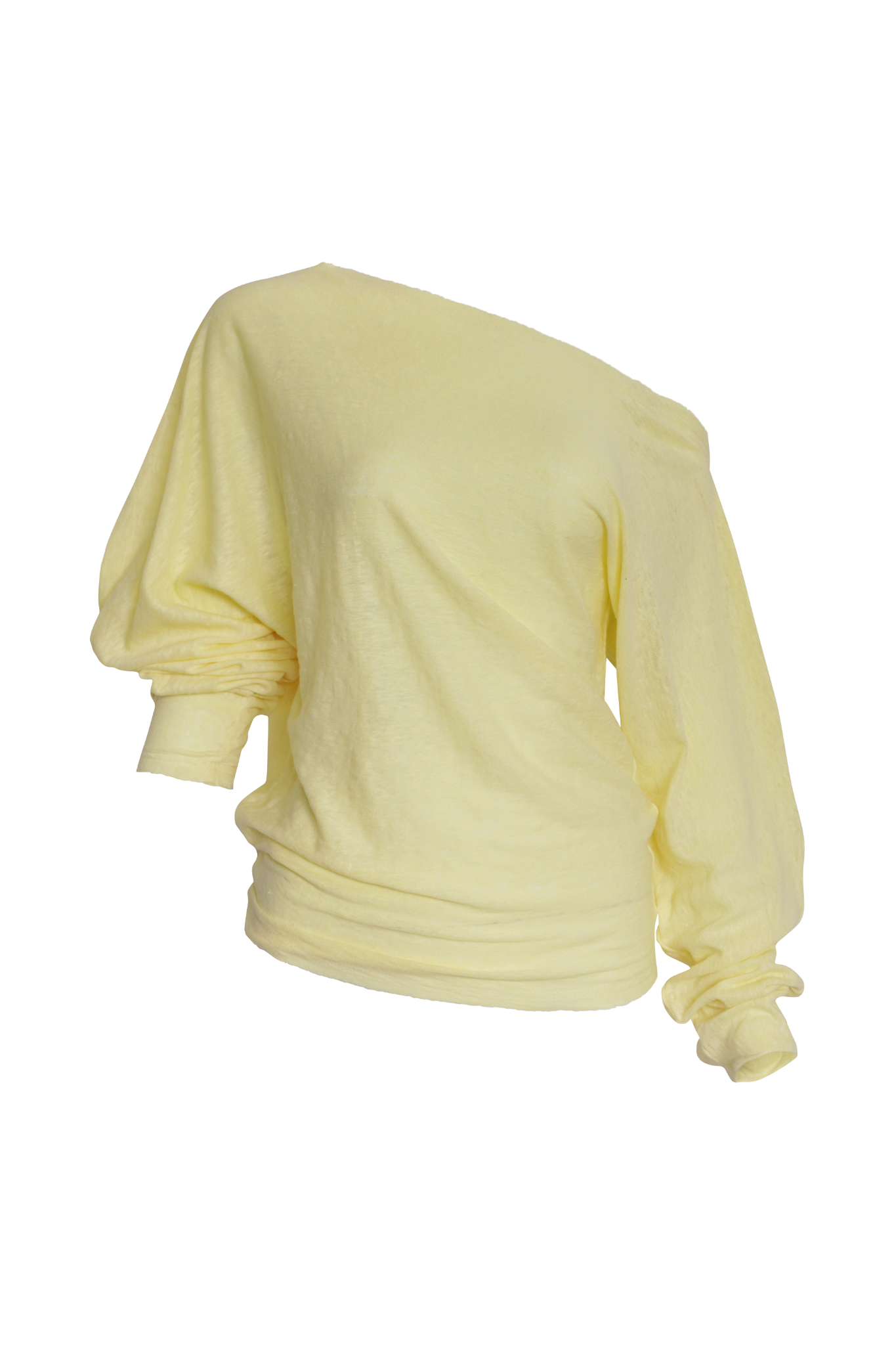 One Shoulder Knit Top | Áo Lệch Vai Tay Dài