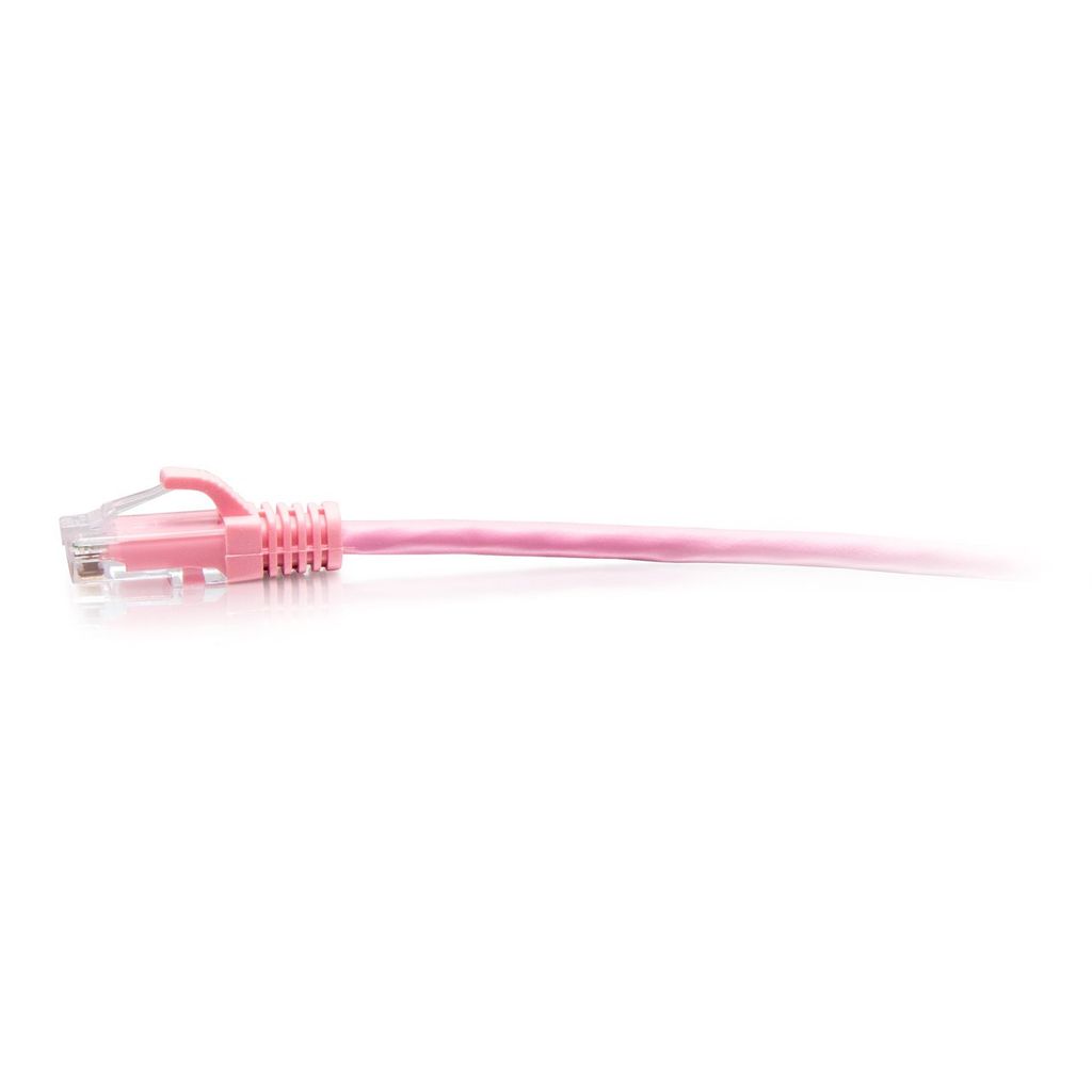 Cáp mạng C2G Legrand Ethernet Cat6a Slim UTP mỏng, không bọc chống nhiễu, đầu cắm chống vướng (Hồng)