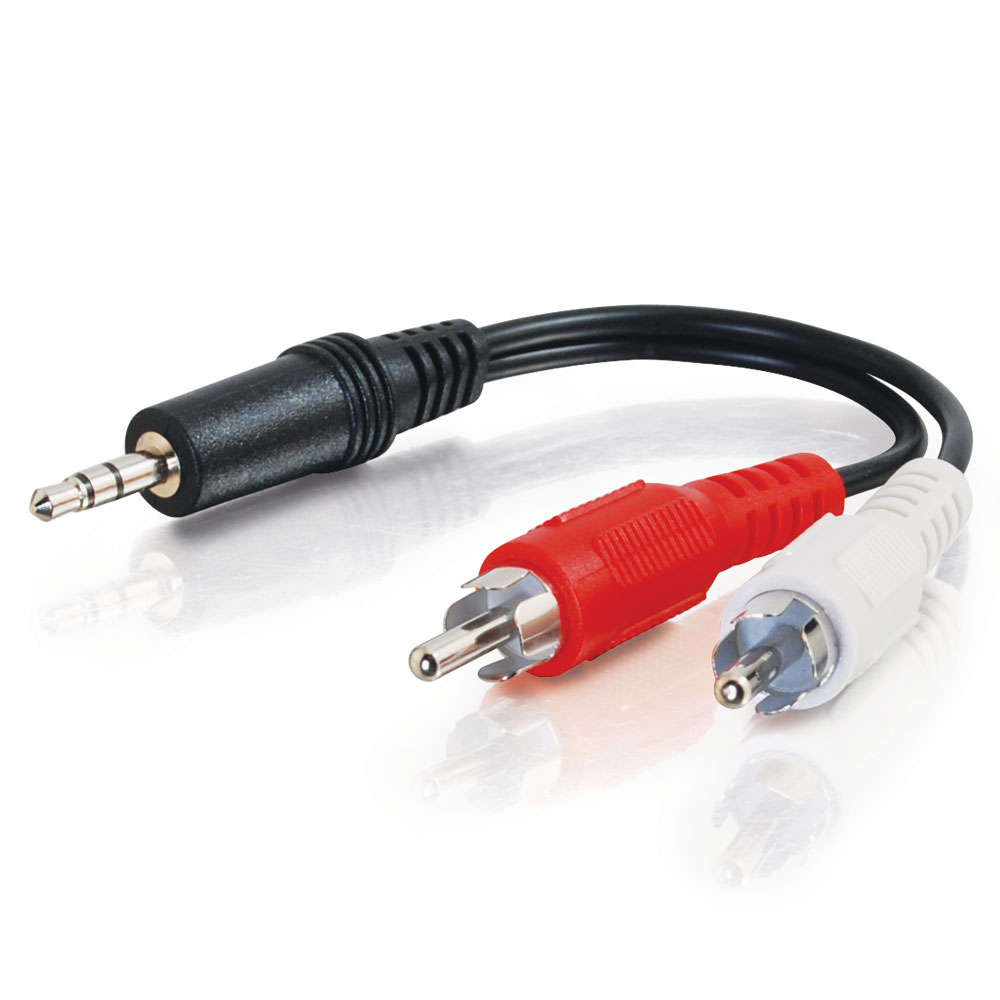 Cáp C2G Legrand Y Value Series™ One 3.5mm Stereo Đực sang 2 RCA Stereo Đực
