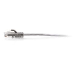 Cáp mạng C2G Legrand Ethernet Cat6a Slim UTP mỏng, không bọc chống nhiễu, đầu cắm chống vướng (Xám)