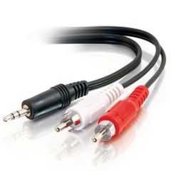 Cáp C2G Legrand Y Value Series™ One 3.5mm Stereo Đực sang 2 RCA Stereo Đực