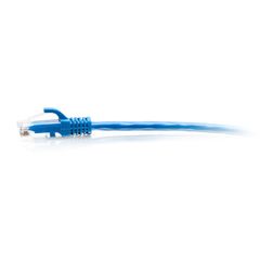Cáp mạng C2G Legrand Ethernet Cat6a Slim UTP mỏng, không bọc chống nhiễu, đầu cắm chống vướng (xanh dương)