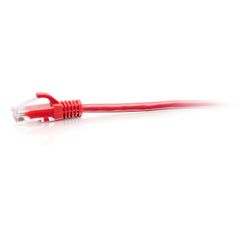 Cáp mạng C2G Legrand Ethernet Cat6a Slim UTP mỏng, không bọc chống nhiễu, đầu cắm chống vướng (Đỏ)