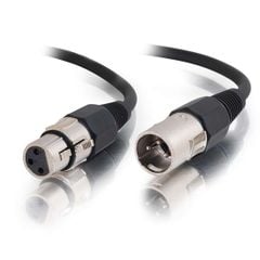 Dây cáp âm thanh Pro-Audio 3 chấu đực - cái XLR C2G Legrand