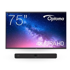 Combo Màn hình tương tác Optoma 5753rk & Video sound bar Yamaha CS-800 cho phòng họp nhỏ/ Huddle room