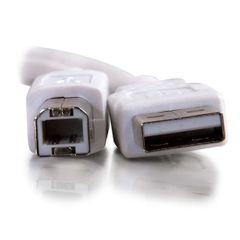 Cáp USB 2.0 A/B 5m C2G Legrand - Màu trắng
