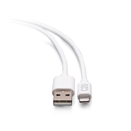 Cáp sạc USB-A Đực sang Lightning C2G Legrand dài 0.9m đến 3m - Màu trắng - Số lượng hạn chế