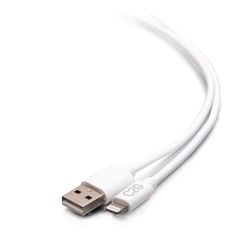 Cáp sạc USB-A Đực sang Lightning C2G Legrand dài 0.9m đến 3m - Màu trắng - Số lượng hạn chế
