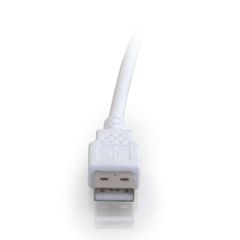 Cáp USB 2.0 Đực A sang A Cái nối dài(1m-3m) C2G Legrand - Màu trắng