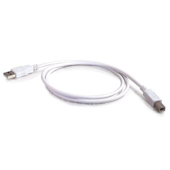 Cáp USB 2.0 A/B 5m C2G Legrand - Màu trắng