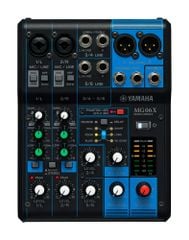Bàn Mixer Yamaha MG06X, 6 kênh, Analog, thu âm, livestream