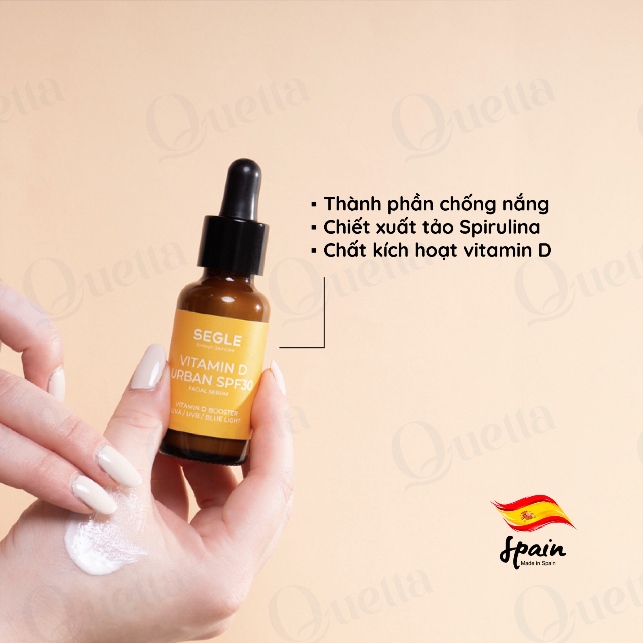 Vitamin D Urban Serum SPF30 Serum chống nắng và kích thích tổng hợp