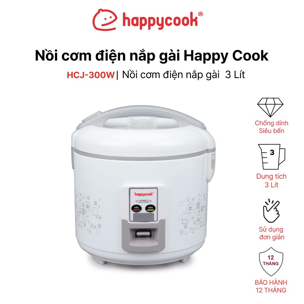 Nồi cơm điện nắp gài GUGKDD GK-1830 - Hàng chính hãng