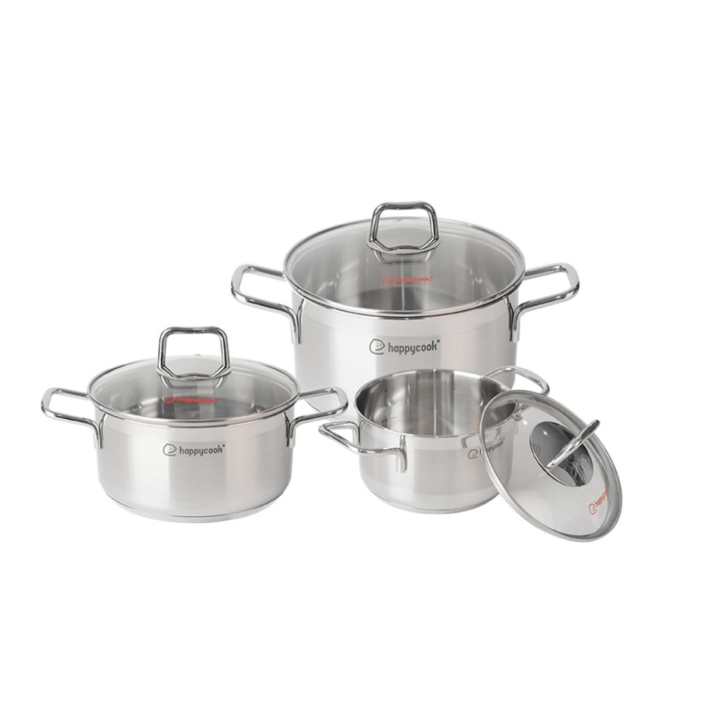 Bộ nồi Inox 5 đáy Penta HAPPYCOOK, HCS-PT06