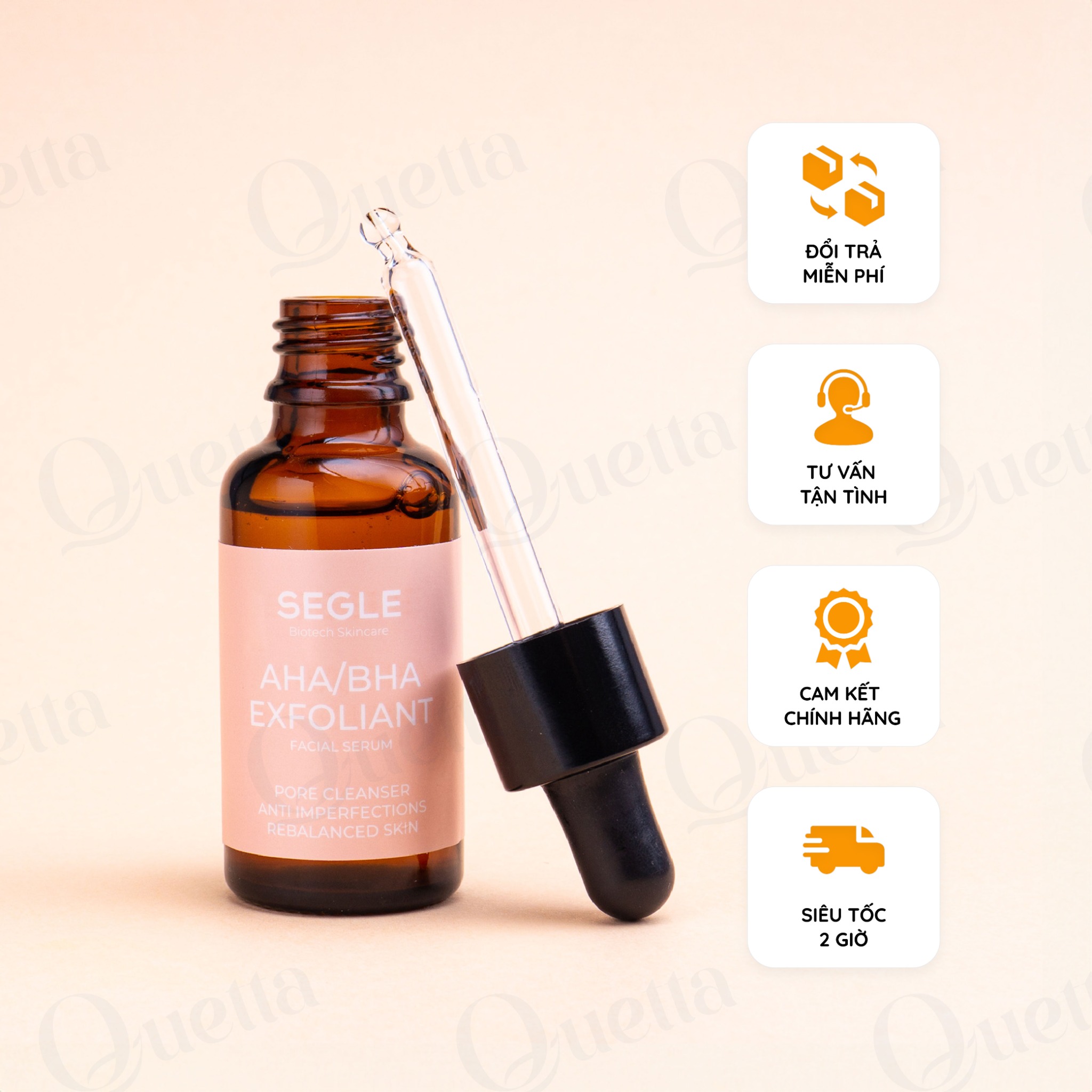 Serum Tẩy Da Chết Aha/ Bha Cho Da Dầu Mụn Segle AHA/BHA Exfoliant – SEGLEVN