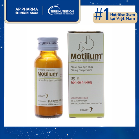  Thuốc Motilium Siro 30ml Giá Bao Nhiêu? Dùng Cho Trẻ Mấy Tuổi? Thành Phần Và Chỉ Định 