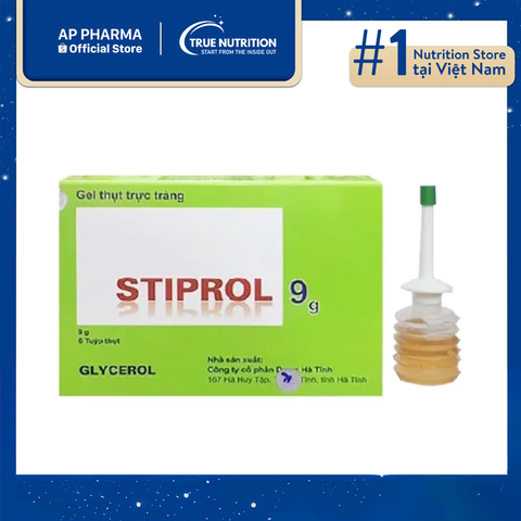  Gel thụt trực tràng Stiprol 9g giá bao nhiêu? thuốc biệt dược, cách dùng 