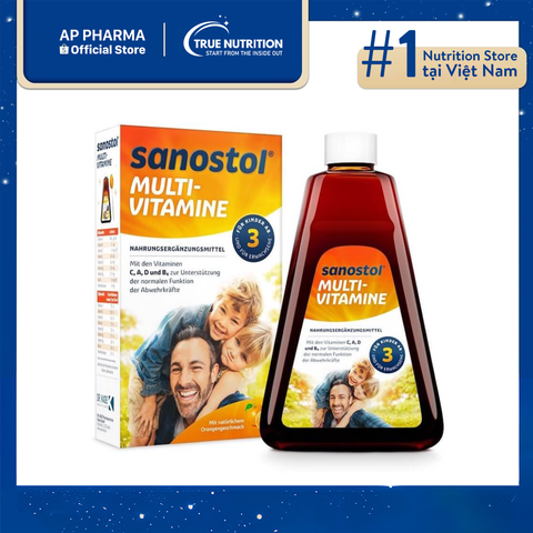  Vitamin Tổng Hợp Sanostol Số 3 có tốt không? Thành phần, công dụng, liều dùng 