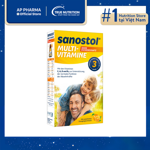  Vitamin Tổng Hợp Sanostol Số 3 có tốt không? Thành phần, công dụng, liều dùng 