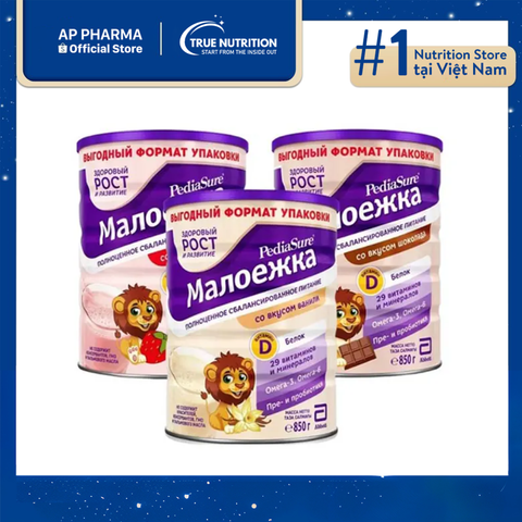  Sữa Pediasure của Nga: Hỗ trợ trẻ phát triển toàn diện từ 1-10 tuổi 