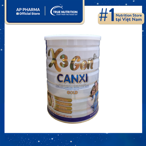  Sữa X3 Gon Canxi Gold: Bí quyết vàng cho xương chắc khỏe mỗi ngày 