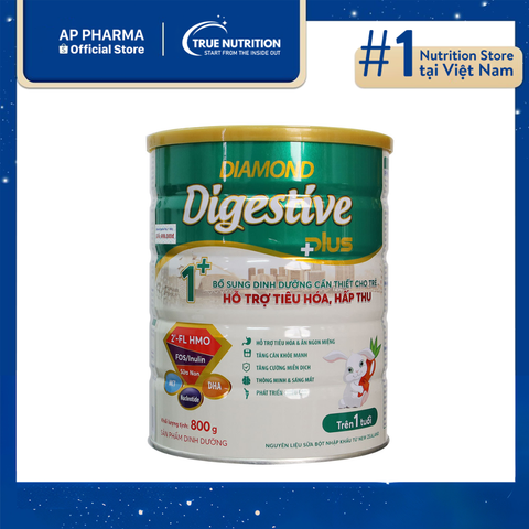  Sữa Diamond Digestive 1+: Tăng Cường Sức Khỏe Hệ Tiêu Hóa Cho Trẻ 