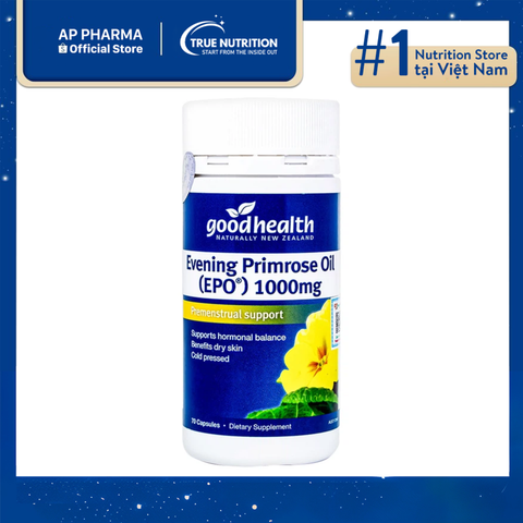  Evening Primrose Oil (EPO) 1000mg: Cân Bằng Nội Tiết Tố Nữ và Làm Đẹp Da 
