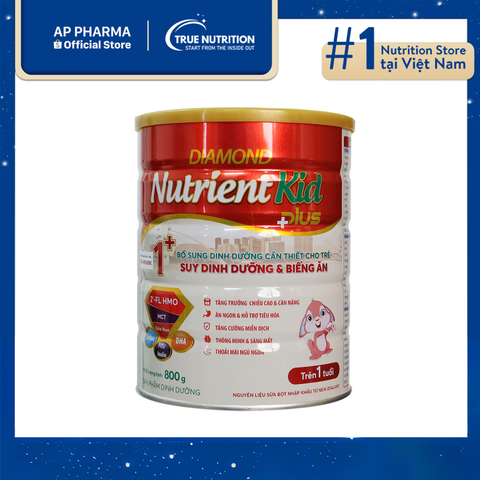 Sữa Diamond Nutrient Kid 1+: Tăng Cân & Cải Thiện Sức Khỏe Cho Trẻ