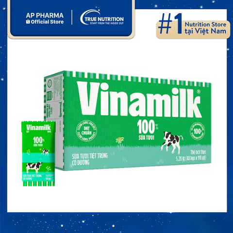  Sữa Tươi Vinamilk 110ml: Giải Pháp Tiện Lợi, Ngon Miệng và Bổ Dưỡng 