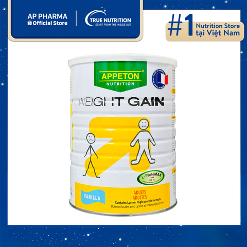 Sữa Appeton Weight Gain: Tăng Cân Tự Nhiên, An Toàn Và Hiệu Quả