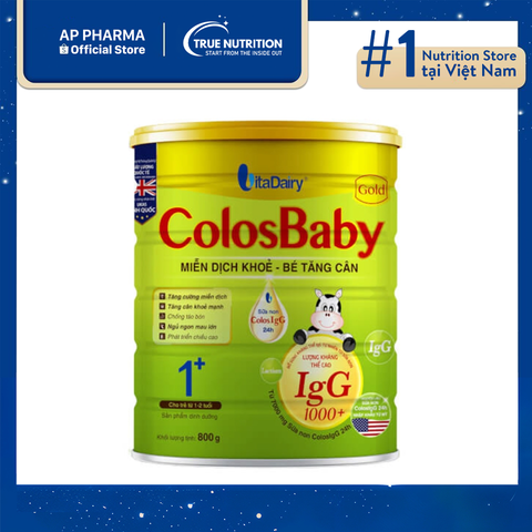  Sữa ColosBaby Gold 1 – Nguồn Dinh dưỡng từ sữa non cho trẻ phát triển khỏe mạnh 