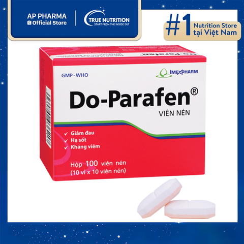  Thuốc Do-Parafen 500mg Là Thuốc Gì? Thành phần và lưu ý cách sử dụng 