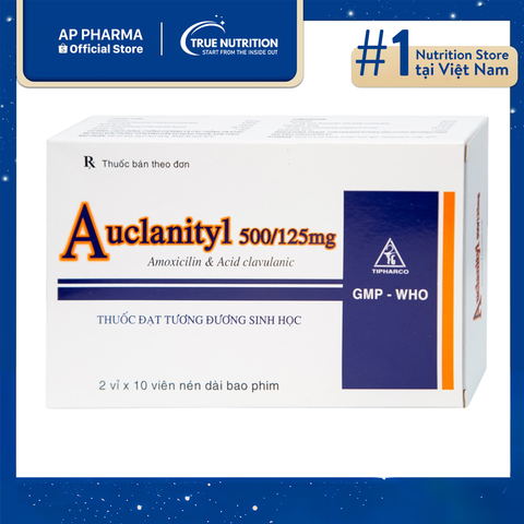  Thuốc Auclanityl 500/125mg Là Thuốc Gì? Công Dụng, Cách Dùng và Lưu Ý Sử Dụng 