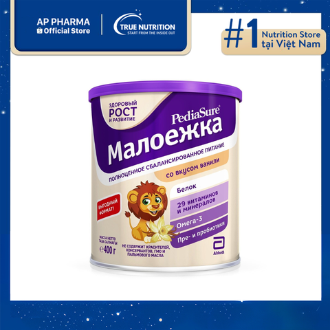  Sữa Pediasure của Nga: Hỗ trợ trẻ phát triển toàn diện từ 1-10 tuổi 