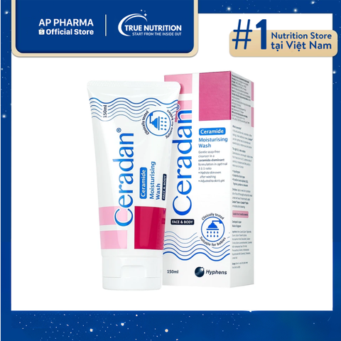  Sữa Tắm Ceradan Ceramide Moisturizing Wash: Dưỡng Ẩm Toàn Thân 