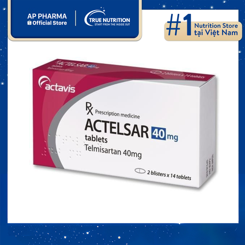  Thuốc Actelsar 40mg giá bao nhiêu? Thông tin thuốc, công dụng và cách sử dụng 