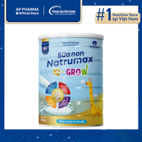  Sữa Non Natrumax IQ-Grow: Sự Lựa Chọn Để Đảm Bảo Phát Triển Toàn Diện Cho Trẻ Em 