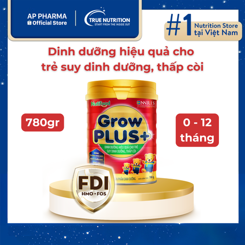 Sữa Grow Plus+ 780g: Tăng Cân Và Chiều Cao Tối Ưu Cho Trẻ 0-12 Tháng