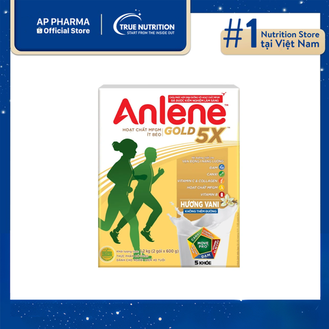  Sữa Anlene hộp giấy - Anlene Gold 5X: Giải pháp cho sức khỏe cơ-xương-khớp 
