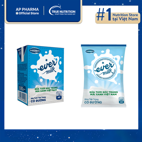 Sữa Tươi Ever Milk: Sản phẩm dinh dưỡng tươi mới cho cả gia đình 